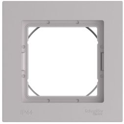 Рамка 1-м AtlasDesign Aqua IP44 алюм. SE ATN440301