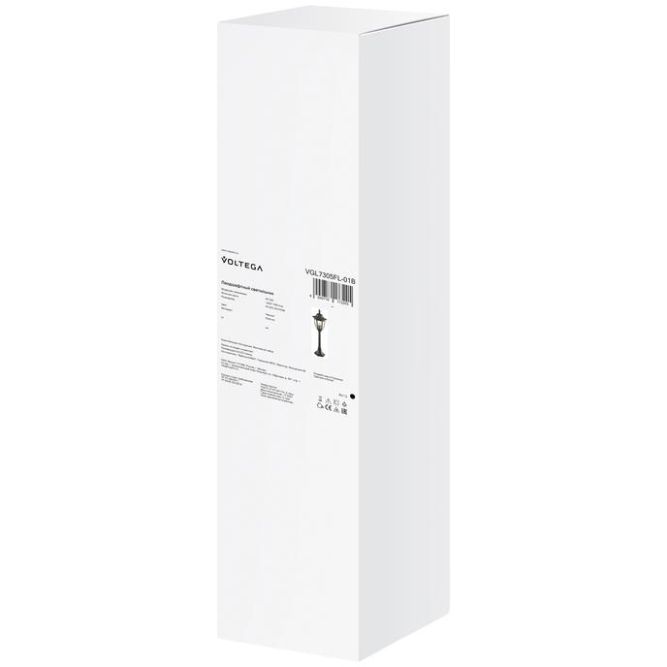 Светильник Frak 1х13Вт E27 IP44 ландшафтный Voltega VGL7305FL-01B