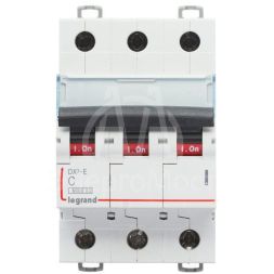 Выключатель автоматический модульный 3п C 10А 6кА DX3-E 6000 3мод. 230/400В Leg 407289