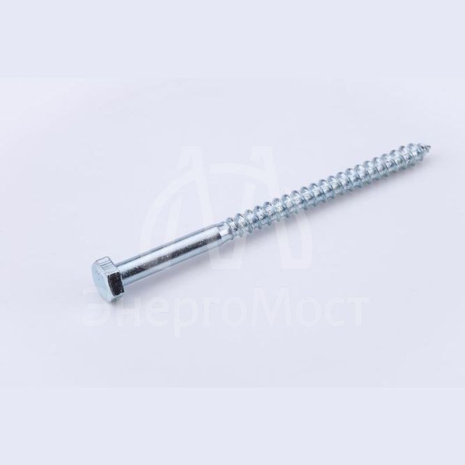 Шуруп сантехнический 10.0х100 цинк. DIN571 (уп.15шт) коробка СТРОЙМЕТИЗ UTORM2170904