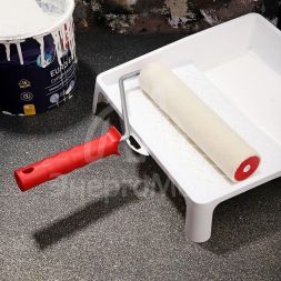 Валик велюр ворс 5мм шир. ролика 240мм d42мм бюгель 8мм &amp;quot;Мастер&amp;quot; Rexant 89-0008