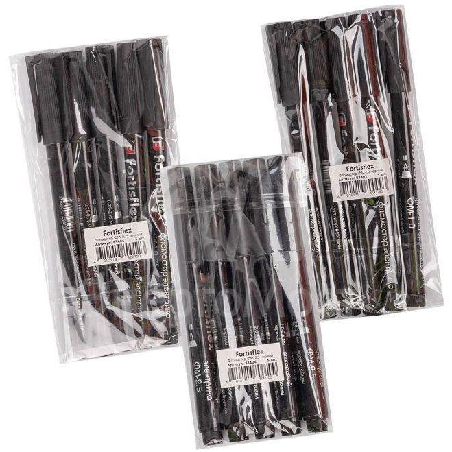 Фломастер электрика маркировочный ФМ-0.75 черн. Fortisflex 83406
