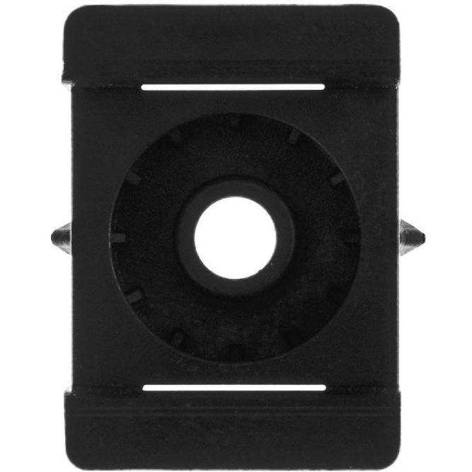 Площадка под стяжку для прямого монтажа 22х16мм черн. (уп.100шт) Rexant 07-2111