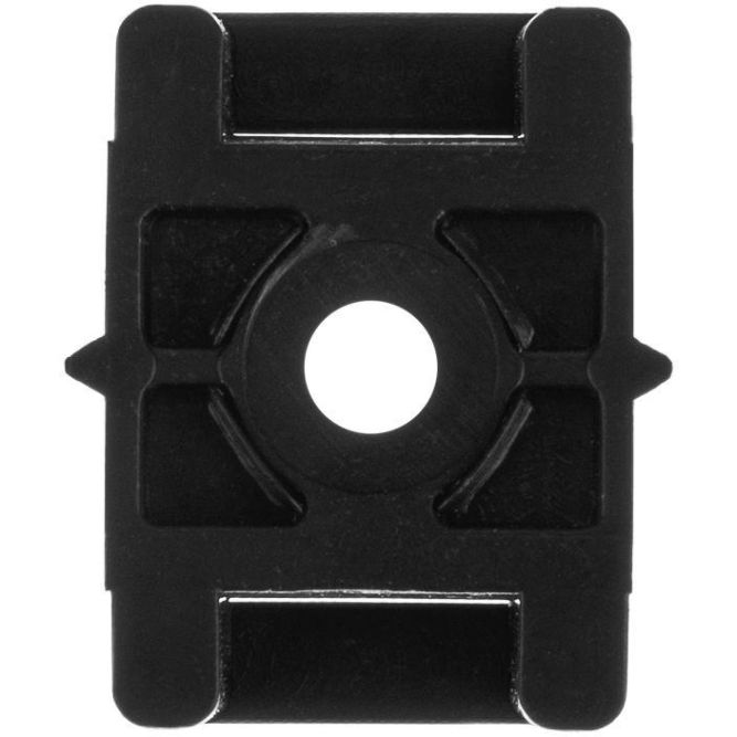 Площадка под стяжку для прямого монтажа 22х16мм черн. (уп.100шт) Rexant 07-2111