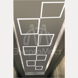 Светильник-рамка светодиодный LBS-2302 45Вт 6500К 5000лм блок питания в компл. бел. Camelion 13986