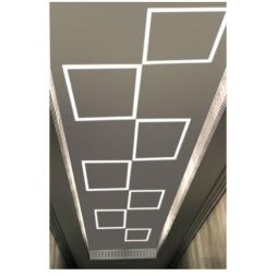 Светильник-рамка светодиодный LBS-2302 45Вт 6500К 5000лм блок питания в компл. бел. Camelion 13986