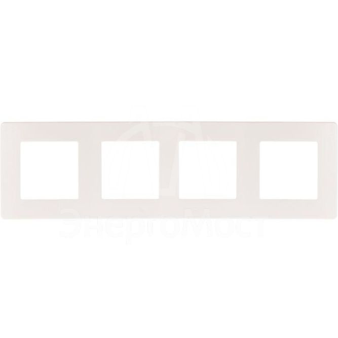 Рамка 4-м 12-5104-01 сатин бел. Эра Б0052529