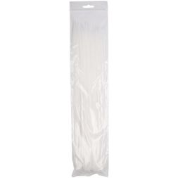 Хомут кабельный PCT 3.6х350-100WH 3.6х350 PA6.6 бел.(уп.100шт) JazzWay 5053885
