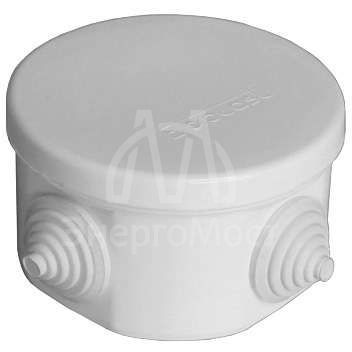 Коробка распределительная ОП 75х45мм IP54 4 выхода 4 гермоввода крышка защелкивающаяся сер. Epplast 240342