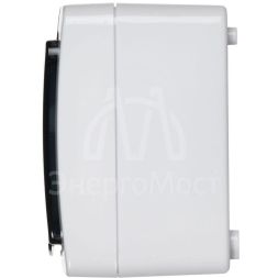 Розетка 4-м ОП Гермес Plus РСб24-3-ГПБд с защ. крышкой с заземл. IP54 IEK ERMP42-K03-16-54-EC