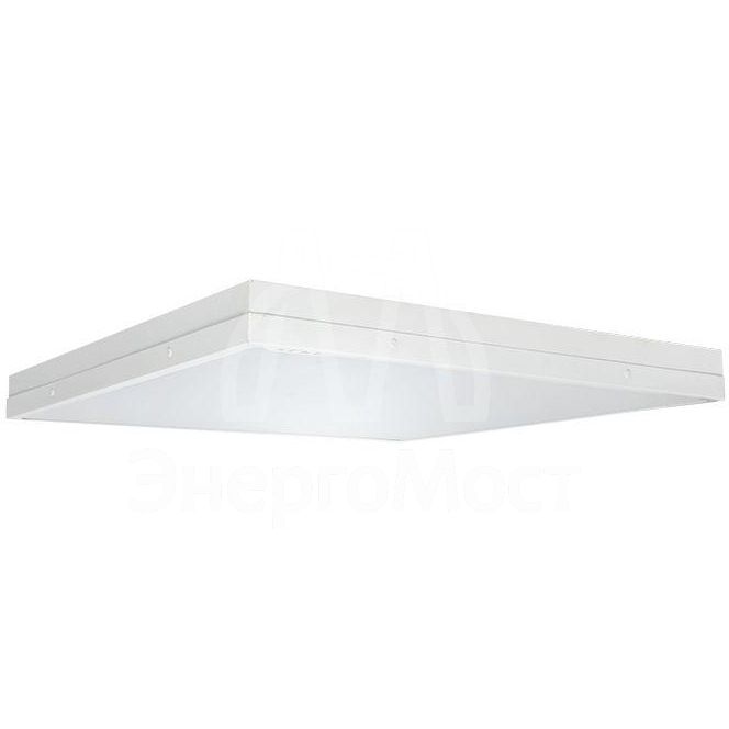 Светильник светодиодный ДВО-1002 36Вт 4000К IP54 595х595х55 опал панель EKF LPL-1002-O-36-4000-54