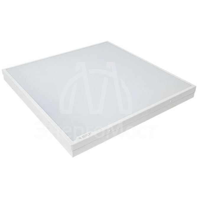 Светильник светодиодный ДВО-1002 36Вт 4000К IP54 595х595х55 опал панель EKF LPL-1002-O-36-4000-54