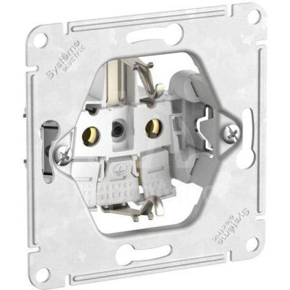 Розетка AtlasDesign Aqua 16А IP44 с заземл. защ. шторки с прозр. крышкой быстрозажим. клем. механизм бел. SE ATN440146S