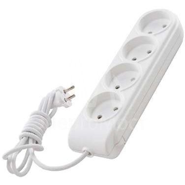 Удлинитель 4х5м без заземл. 10А защ. шторки Makel N4010061