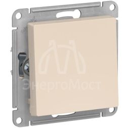 Выключатель 1-кл. AtlasDesign 2-п. 10А мех. беж. SE ATN000221