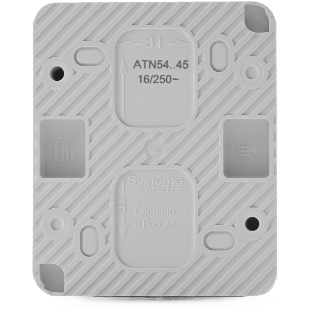 Розетка ОП AtlasDesign Profi54 с заземл. со шторками 16А 250В бел. SchE ATN540145