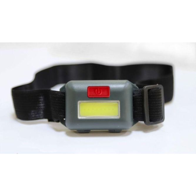 Фонарь налобный LED5356 0.95Вт COB LED 3 реж. 3XAAA пласт черн. Ultraflash 14641
