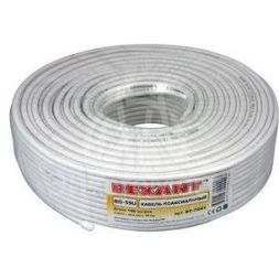 Кабель RG-59U+Cu (64%) 75Ом 100м (м) Rexant 01-2641