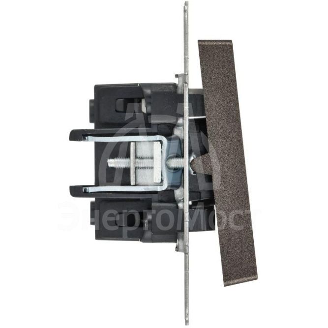 Выключатель 1-кл. СП BRITE ВС10-1-1-БрТБ 10А с инд. бронза IEK BR-V10-1-10-K45