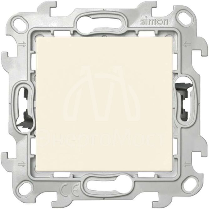 Механизм выключателя проходного 1-кл. 1п 2мод. СП Simon 24 10А IP20 Push&amp;amp;Go сл. кость Simon 2420251-031