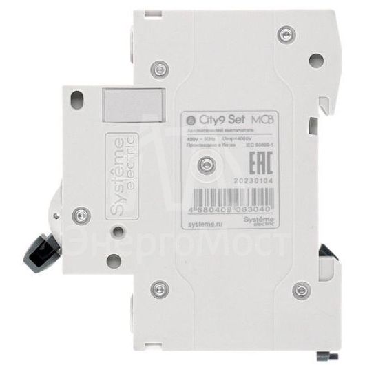 Выключатель автоматический модульный 2п B 50А 4.5кА City9 Set 230В SE C9F14250