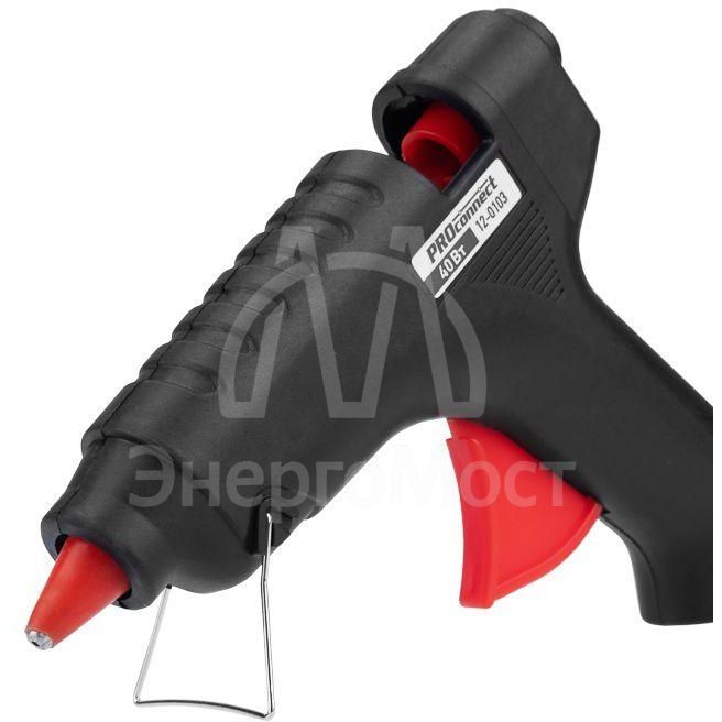 Пистолет клеевой 40Вт большой (блист.) PROCONNECT 12-0103
