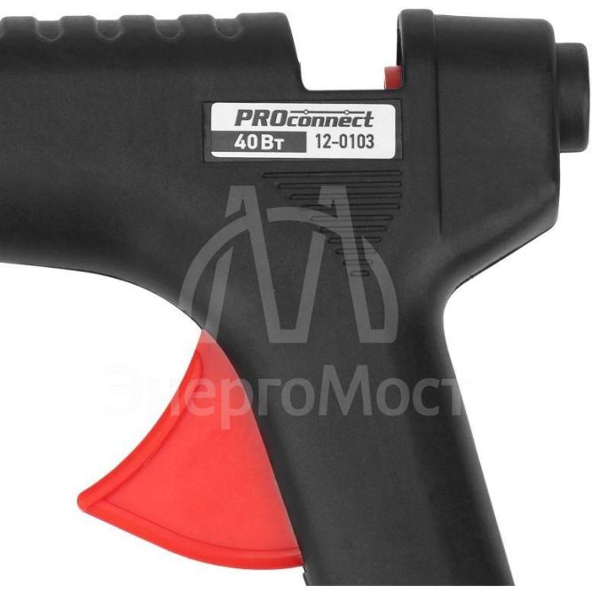 Пистолет клеевой 40Вт большой (блист.) PROCONNECT 12-0103