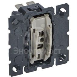 Механизм переключателя на 2 направления 1-кл. 1п 2мод. СП Celiane 10А IP21 230В 10AX сер. Leg 067001