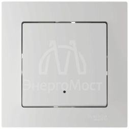 Выключатель 1-кл. AtlasDesign Smart 10А (сх. 1) L+N с подсветкой Zigbee механизм бел. SE ATN000113Z