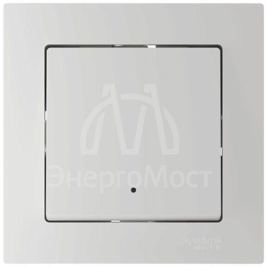 Выключатель 1-кл. AtlasDesign Smart 10А (сх. 1) L+N с подсветкой Zigbee механизм бел. SE ATN000113Z