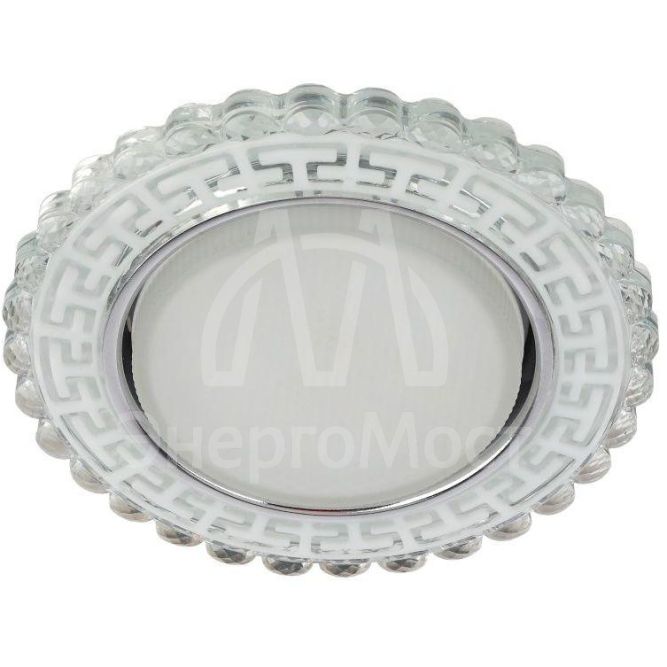 Светильник светодиодный DK LD38 SL GX53 точечный; декор со светодиодной подсветкой зеркальн. ЭРА Б0037392