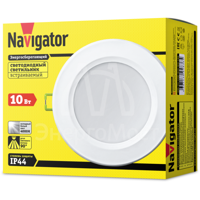 Светильник 94 836 NDL-P1-10W-840-WH-LED (аналог R80 100Вт) Navigator 94836