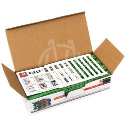 Колодка клеммная JXB-2.5/35 (25а) зел. EKF plc-jxb-2.5/35gn