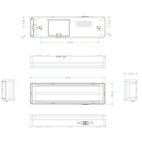 Светильник светодиодный DBA-104-0-20 44LED 6ч IP20 стрелка аварийный непостоянный Эра Б0044397