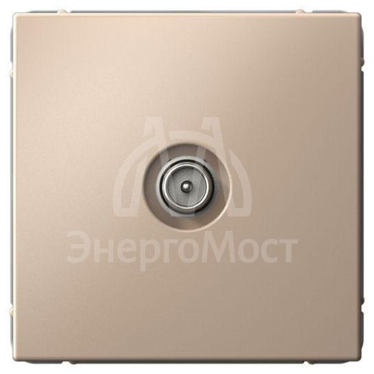 Розетка телевизионная оконечная TV ArtGallery 1дБ механизм песочн. SE GAL001291