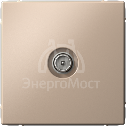 Розетка телевизионная оконечная TV ArtGallery 1дБ механизм песочн. SE GAL001291