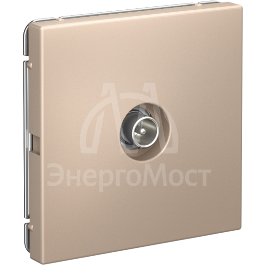 Розетка телевизионная оконечная TV ArtGallery 1дБ механизм песочн. SE GAL001291