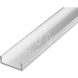 Профиль алюминиевый для LED ленты AC230В накладной 2440х18.5х8мм (максимальная ширина ленты 14.9 мм) с комплектом стальных монтажных скоб (8шт) VARTON V4-R0-70.0001.KIT-2301