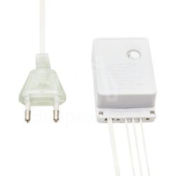 Гирлянда &amp;quot;Сеть&amp;quot; 1.5х1.5м 150LED тепл. бел. провод прозр. Neon-Night 215-126