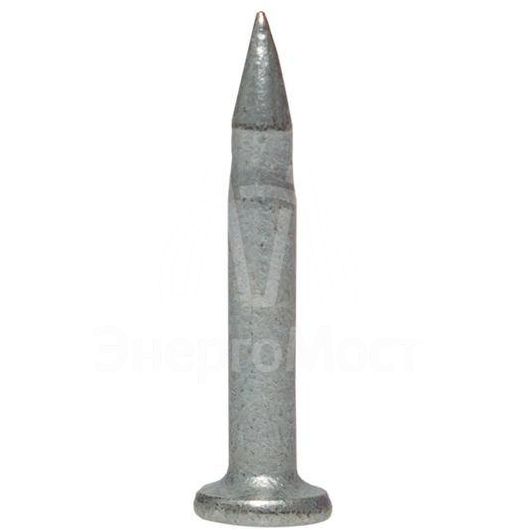 Гвозди кованные для монтажного пистолета по бетону металлу (тип CN) Bullet Type d3мм дл.19мм цинкование (уп.1000шт) Expert EKF cpn-3019bp