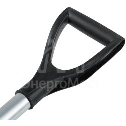 Лопата для уборки снега &amp;quot;Снеговик&amp;quot; 500х375х1355мм алюм. черенок; пластик. 68104