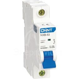 Выключатель автоматический модульный 1п C 1А 4.5кА NXB-63S (R) CHINT 296704