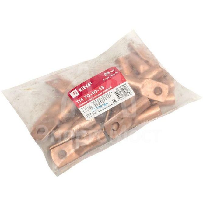 Наконечник медный ТМ 70-10-13 EKF tm-70-10-13