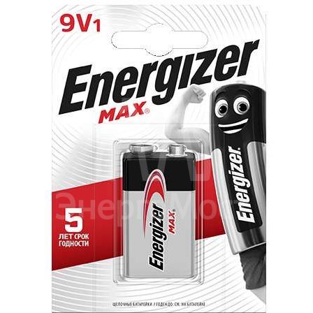 Элемент питания алкалиновый &amp;quot;крона&amp;quot; MAX 6LR61 BL1 (1/12/4320) (блист.1шт) Energizer 28648