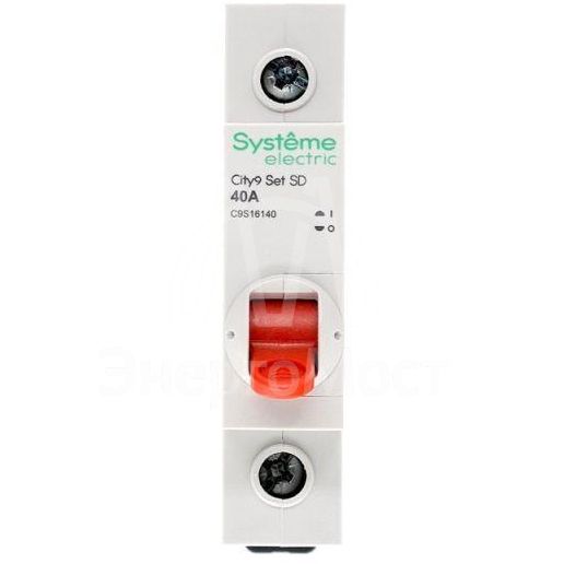 Выключатель нагрузки (ВН) 1P 40А 230В City9 Set SE C9S16140