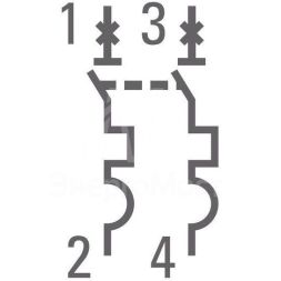 Выключатель автоматический модульный 2п C 20А 4.5кА ВА 47-63 PROxima EKF mcb4763-2-20C-pro
