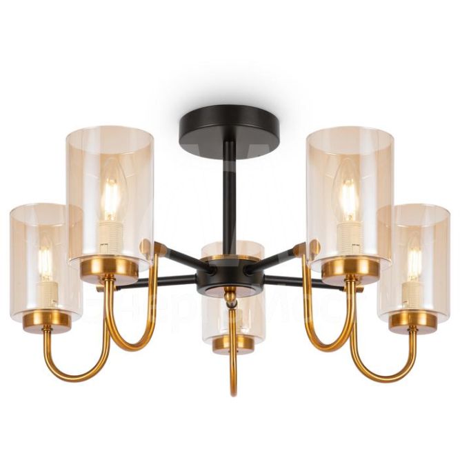 Светильник Jewel 40Вт E14х5 IP20 потолочн. Freya FR5321CL-05BZ