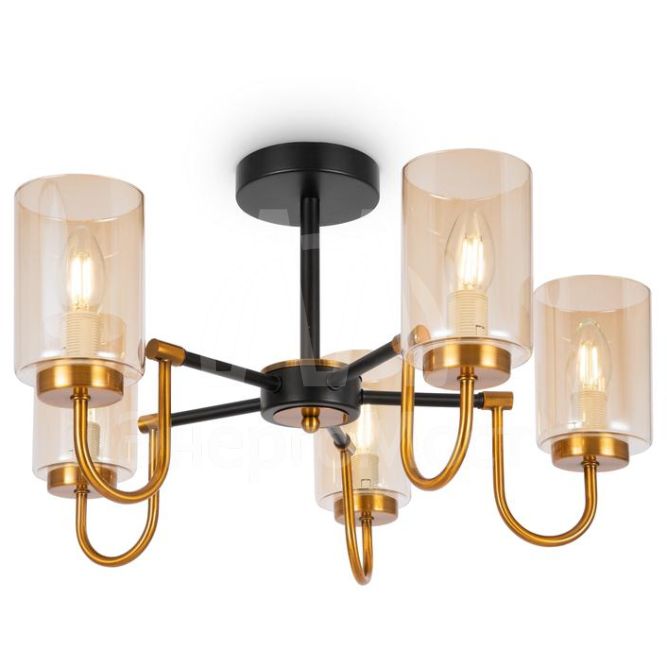 Светильник Jewel 40Вт E14х5 IP20 потолочн. Freya FR5321CL-05BZ