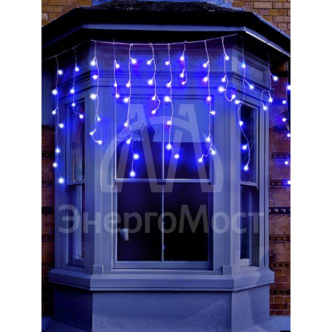 Гирлянда &amp;quot;Бахрома&amp;quot; OIC100LSE-B-T-I4 100LED 2м син. SHlights 4610003324940