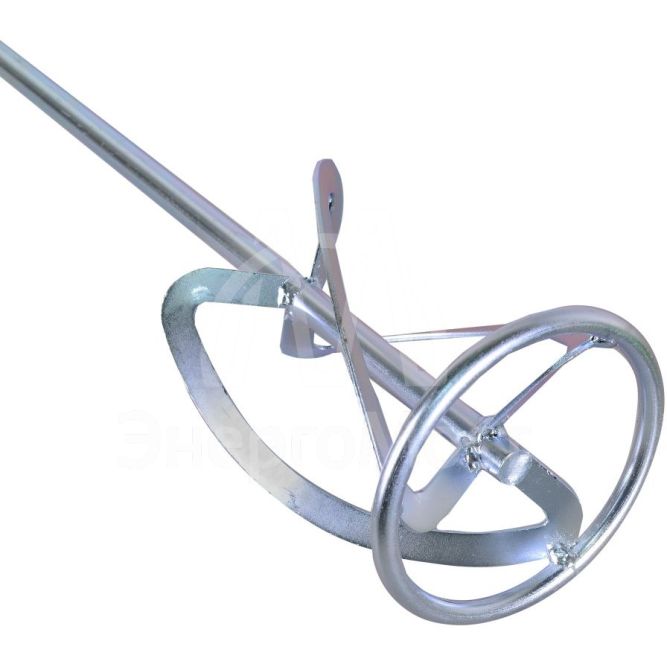 Насадка-миксер оцинкованная Вихрь 600х120 мм, М14, для строительных миксеров